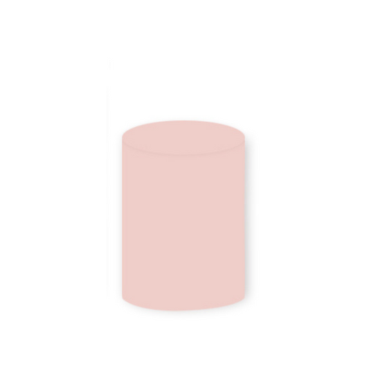 *Rental* Light Pink Cylinder Small, 33x60 cm