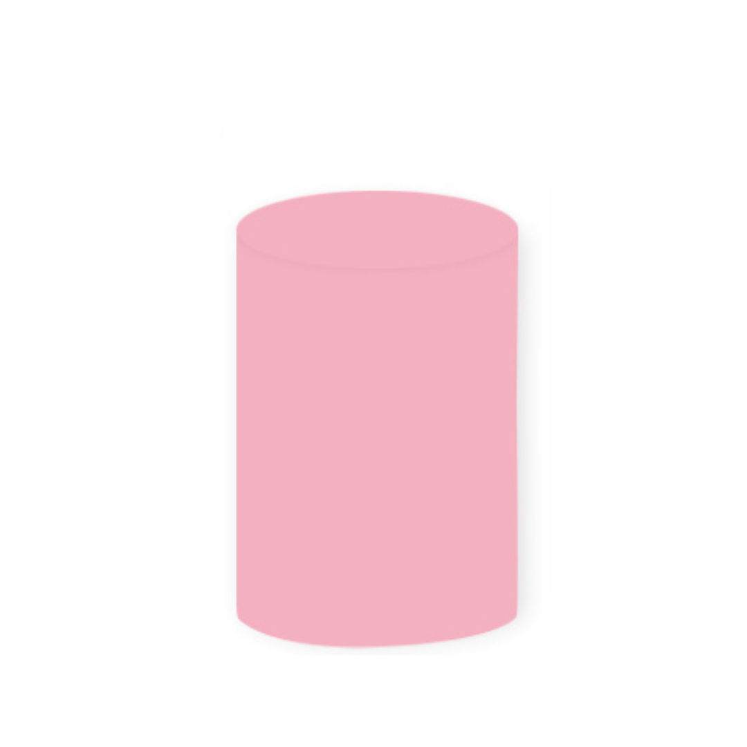 *Rental* Light Pink 2 Cylinder Medium, 36x75 cm