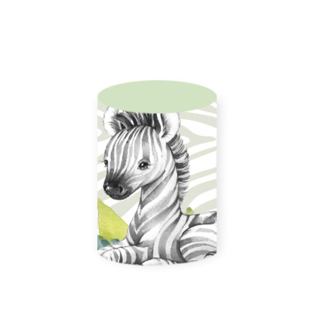 *Rental* Zebra Cylinder Small, 33x60 cm