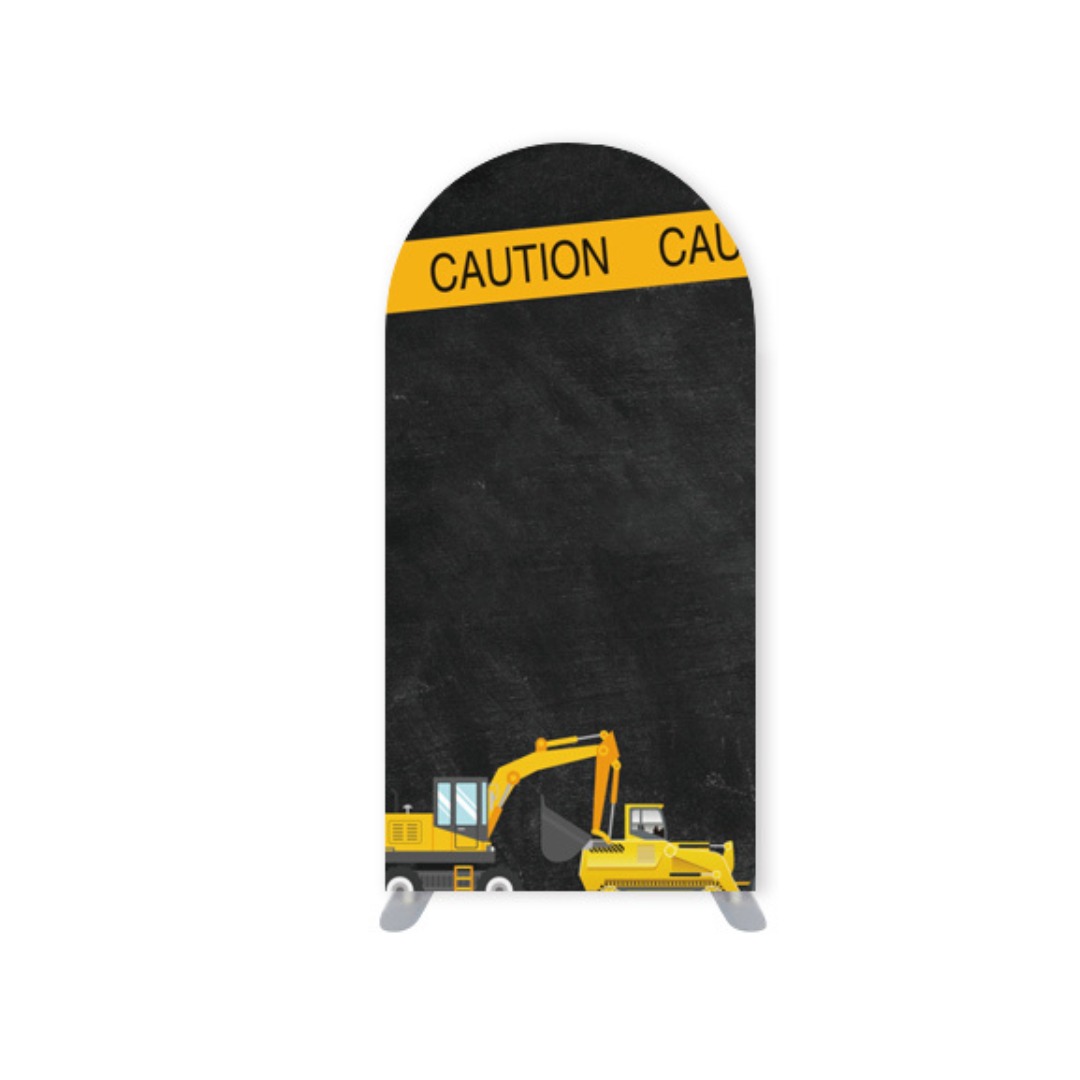 *Rental* Excavator Caution Small Arch, 3x6-Ft