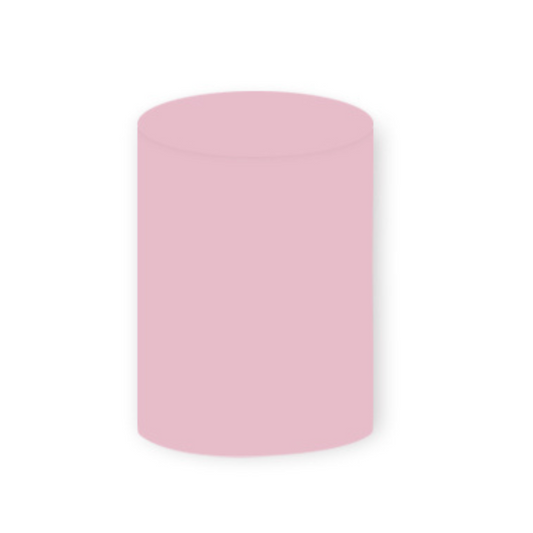 *Rental* Light Pink 3 Cylinder Medium, 36x75 cm