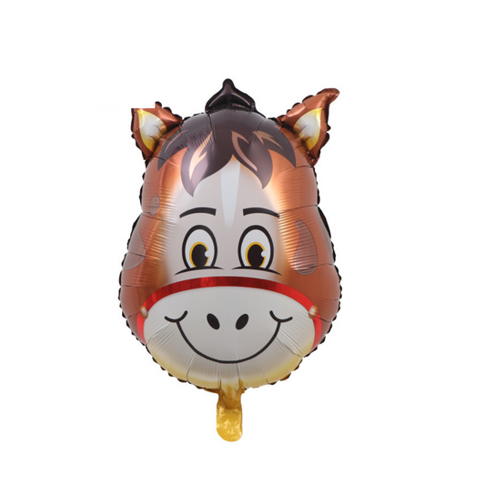 Foil Horse Head Balloon, 25"