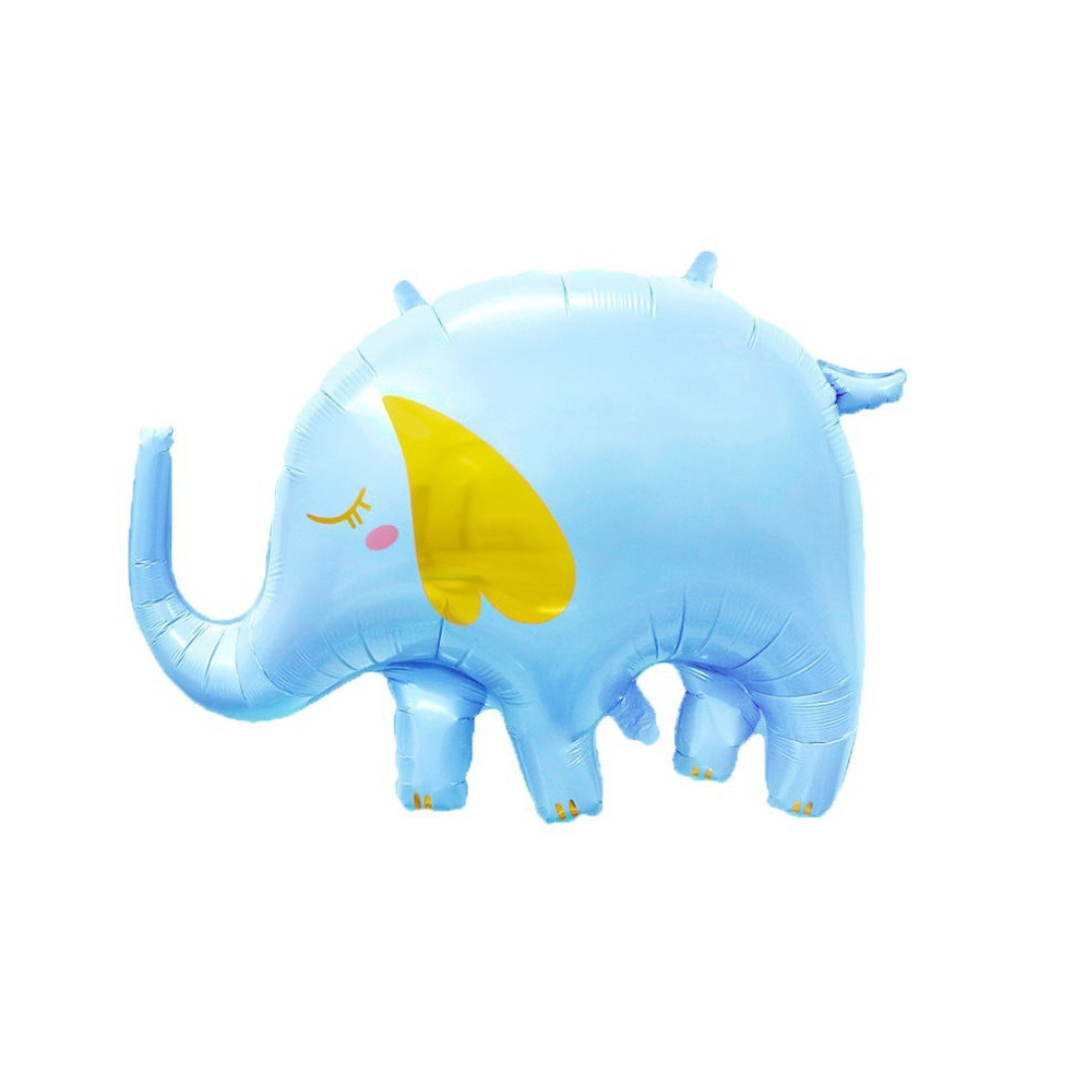 Foil Blue Elephant Balloon, 33"