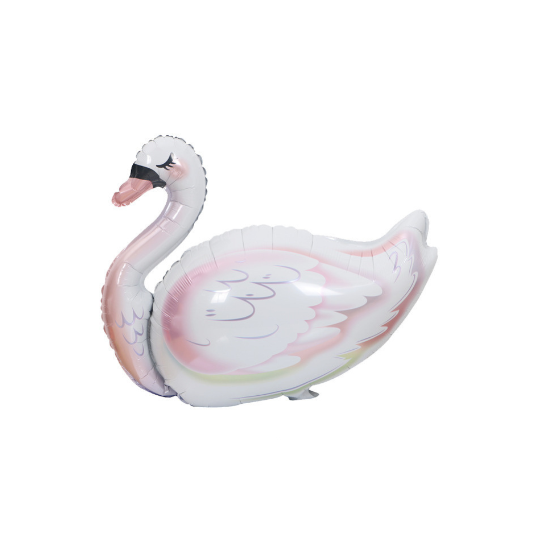 Foil Swan Balloon, 33"