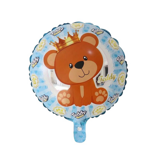 Foil Baby Boy Bear Balloon, 18"
