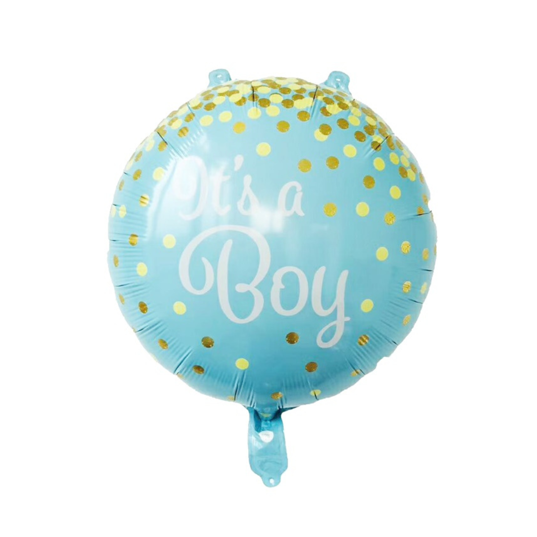 Foil Baby Boy Confetti Balloon, 18"
