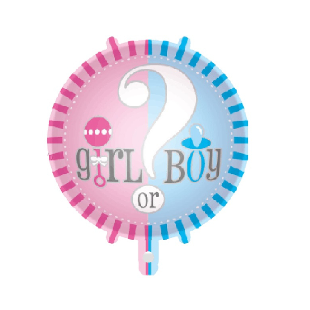 Foil Girl or Boy Balloon, 18"