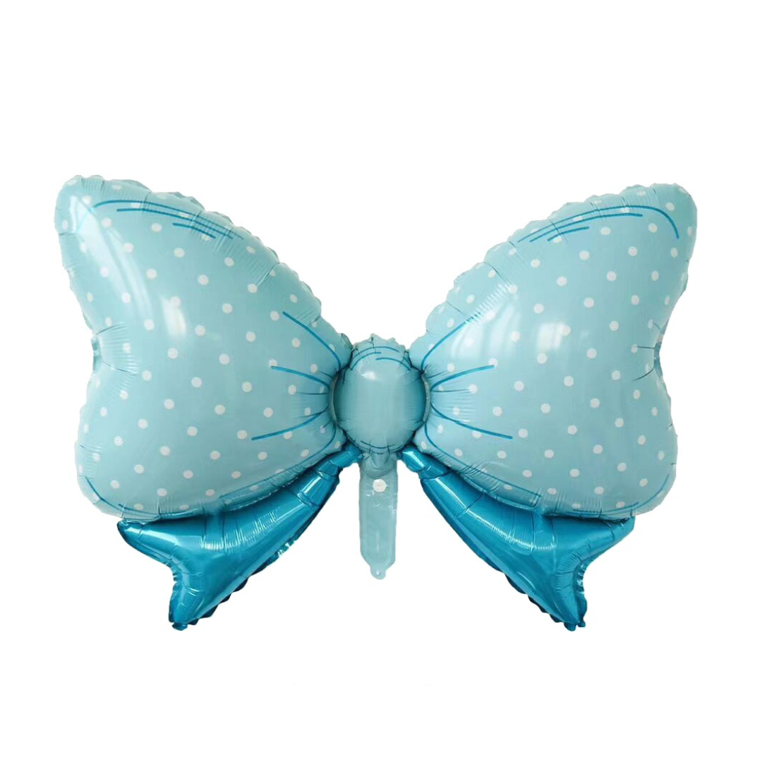 Noeud papillon bleu 35"
