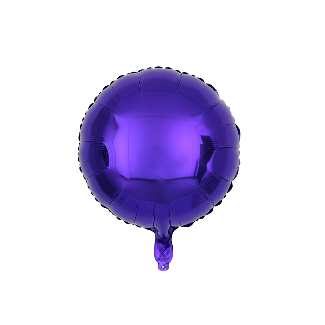 Foil Purple Round Balloon, 18"
