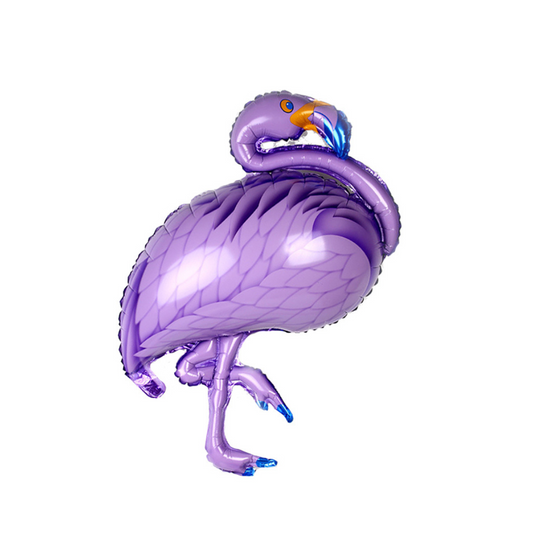 Foil Purple Flamingo Balloon, 41"