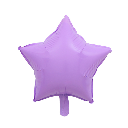 Foil Purple Macaron Star Balloon, 18"