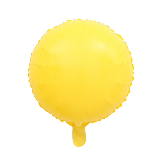 Foil Yellow Macaron Balloon, 18"