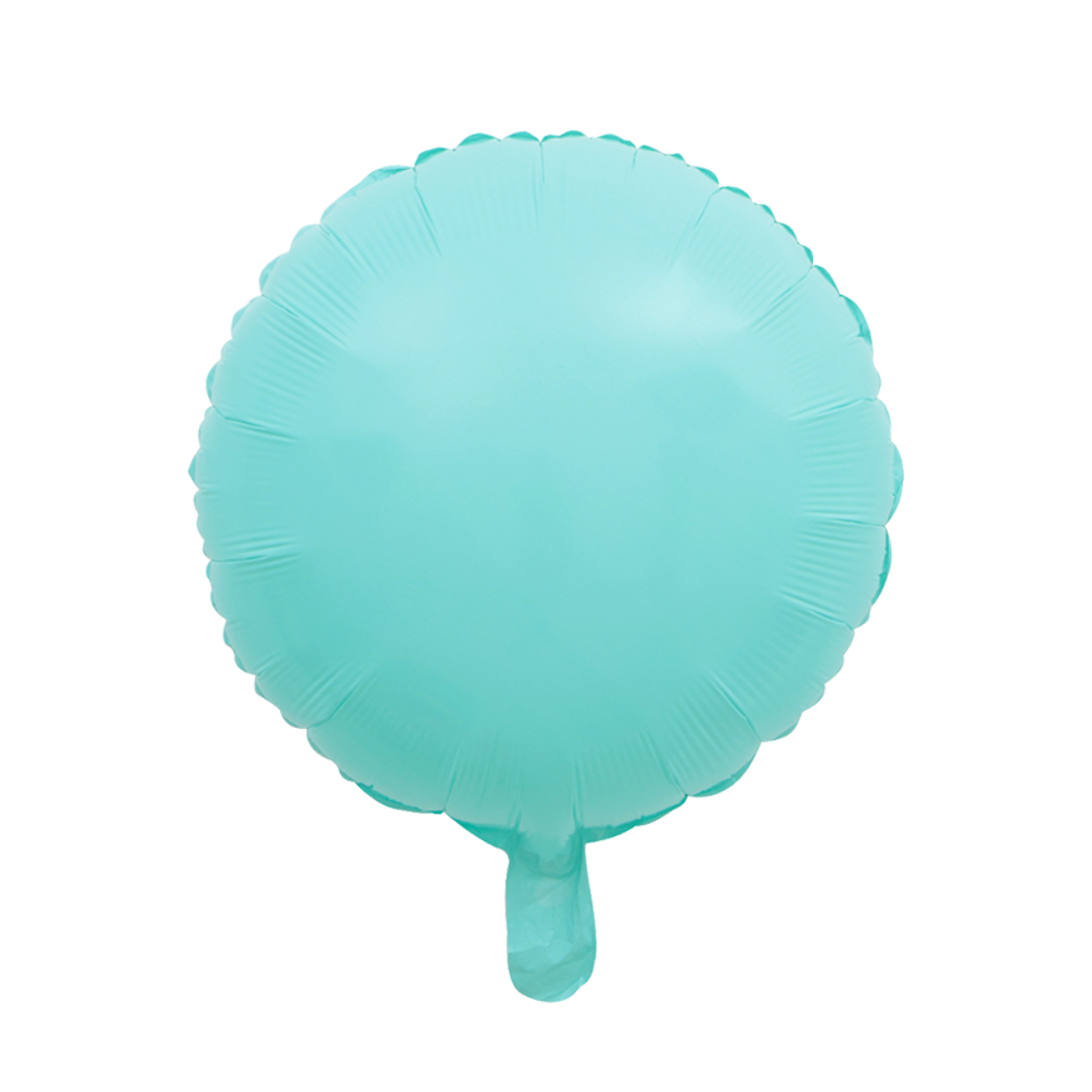 Foil Tiffany Blue Macaron Balloon, 18"