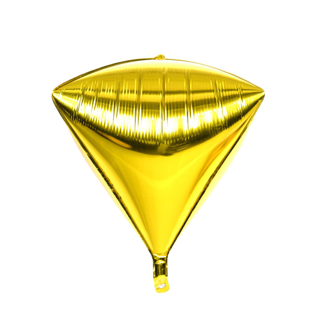 Foil Gold Diamond Balloon, 22"