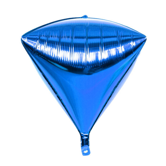 Foil Blue Diamond Balloon, 22"