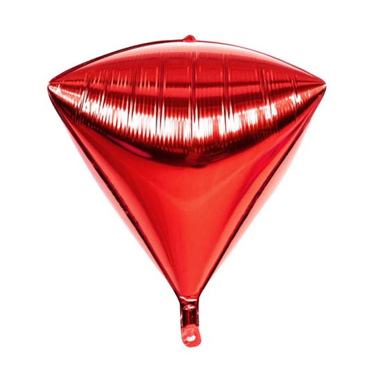 Foil Red Diamond Balloon, 22"