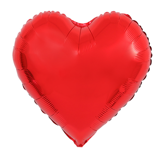 Foil Red Heart Balloon, 18"