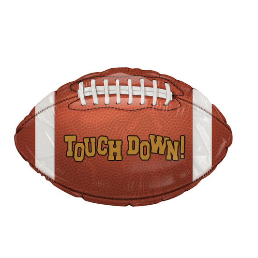 Foil Football Touch Down Balloon, 36"