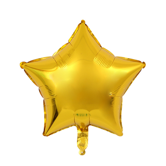 Foil Gold Star Balloon, 18"