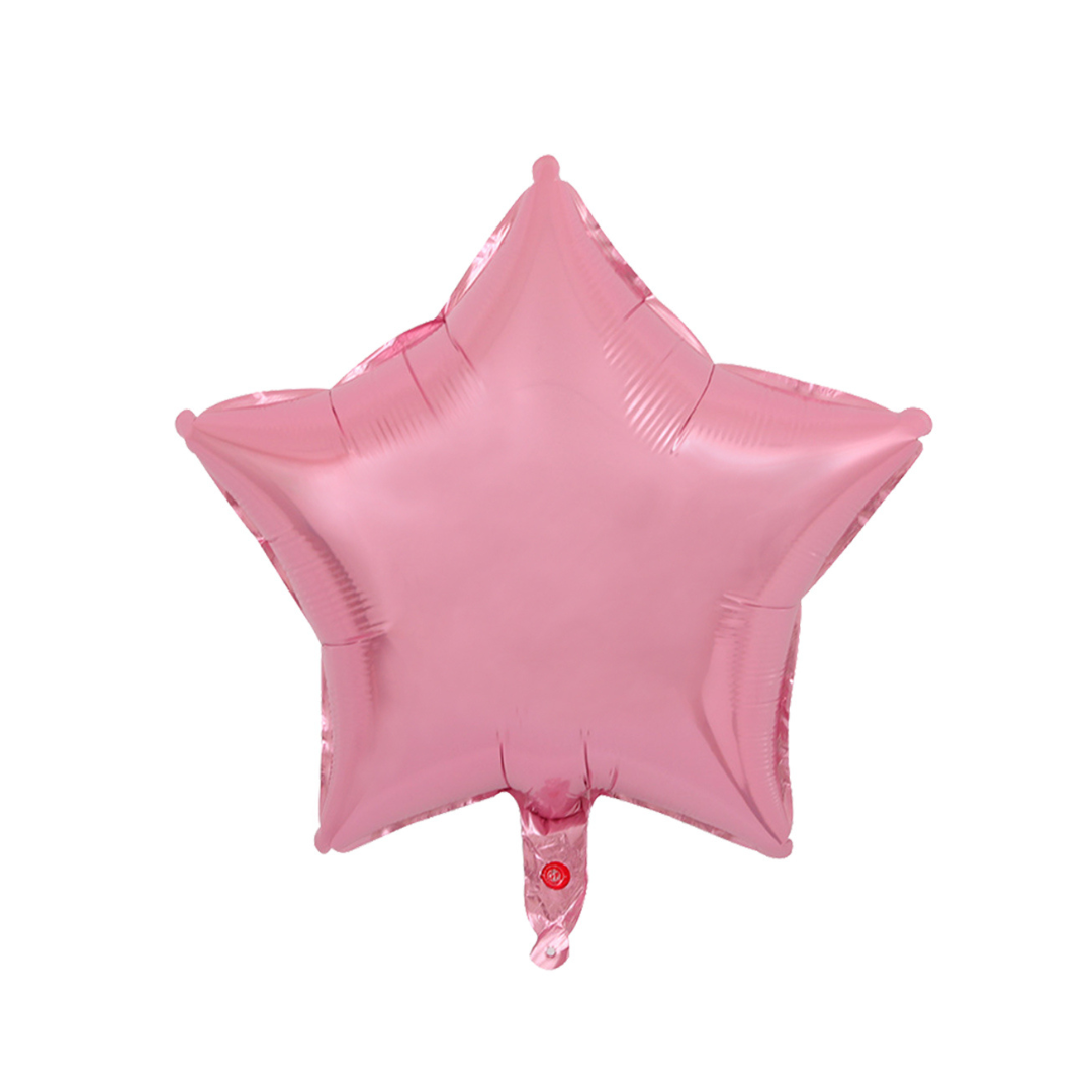 Foil Pearl Pink Star Balloon, 18"