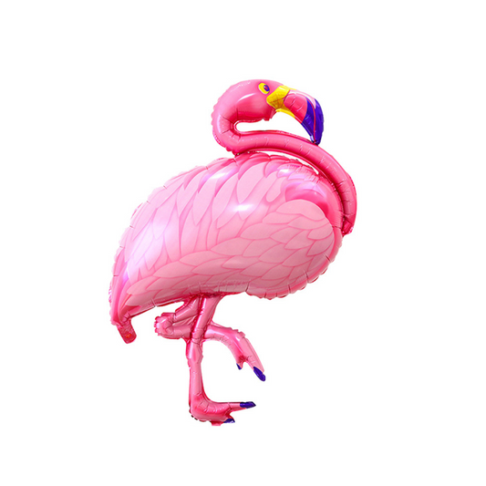 Foil Pink Flamingo Balloon, 41"