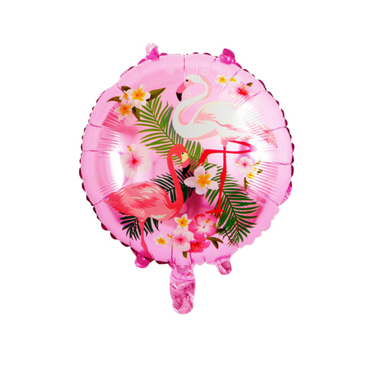 Foil Pink Flamingos Balloon, 18"