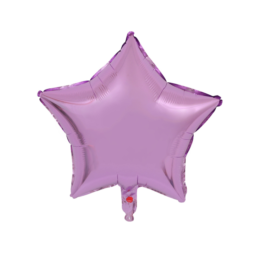 Perle violet étoile 18"