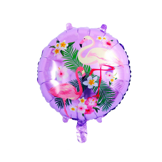 Foil Purple Flamingos Balloon, 18"