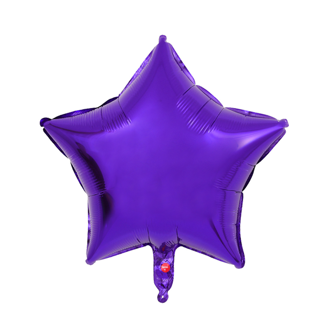 Foil Purple Star Balloon, 18"