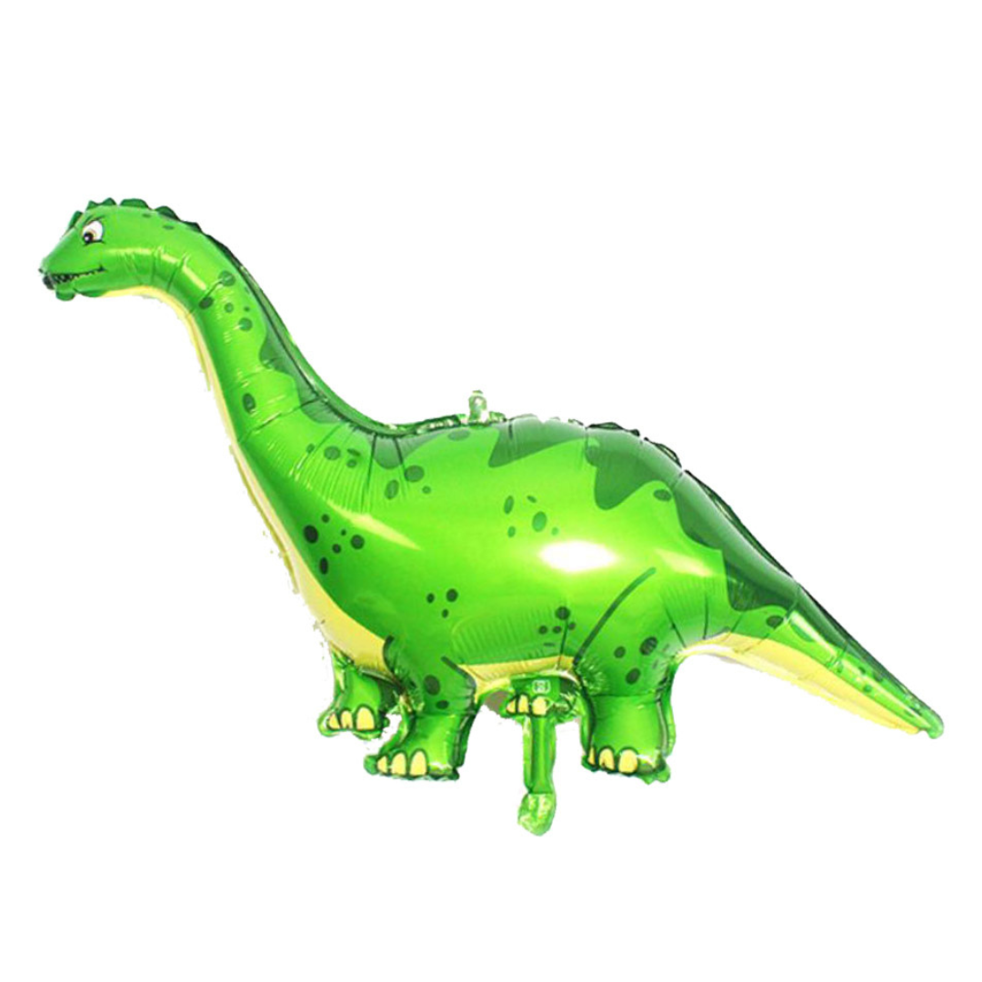 Foil Green Brontosaurus Balloon, 47"