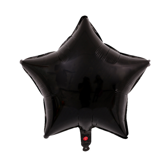 Foil Black Star Balloon, 18"