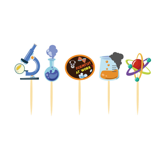 Emballages et décorations pour cupcakes We Love Science, 20 pces