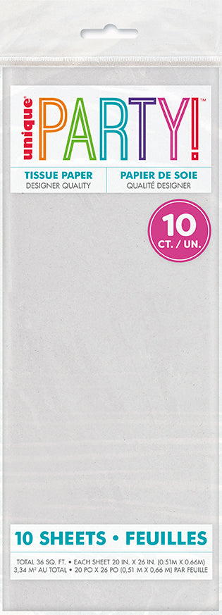 White Tissue Sheets, 10-pc