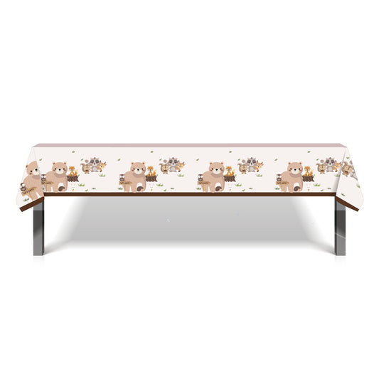 Couverture de table animaux des bois