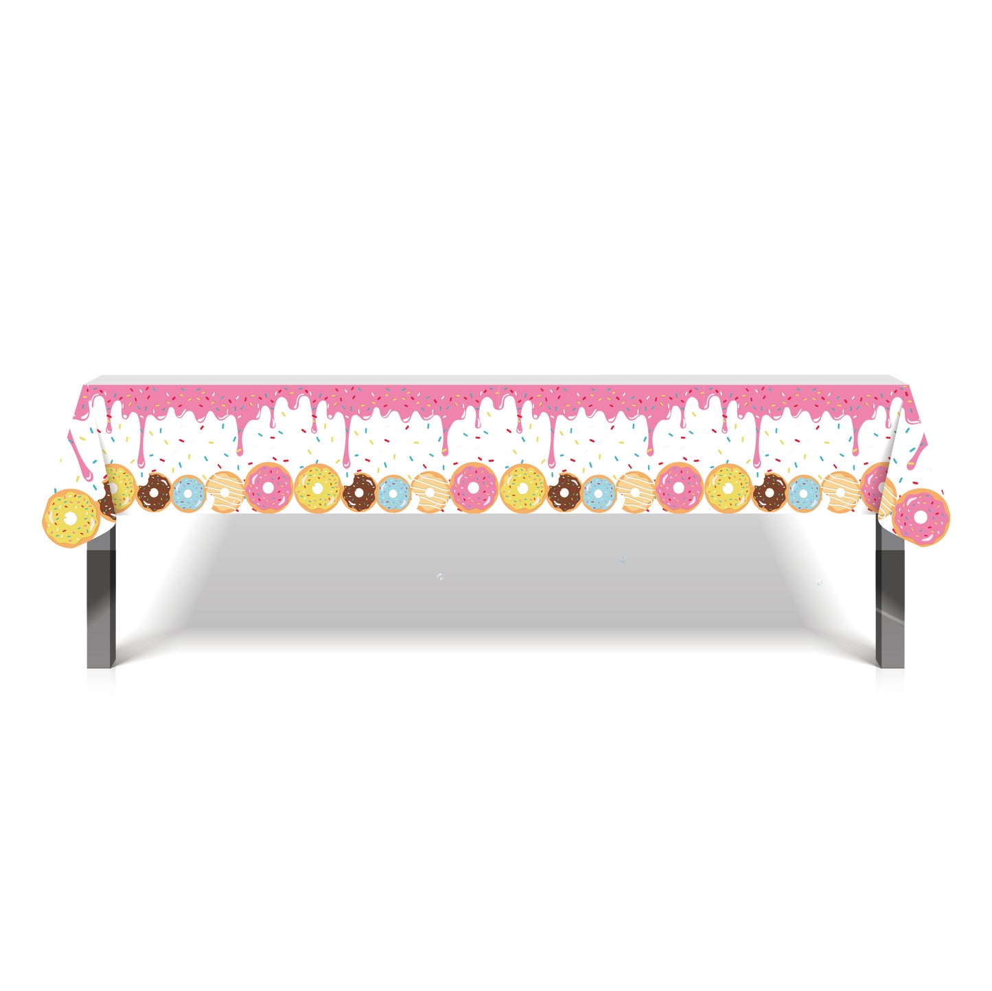 Donut Happy Birthday Table Cover