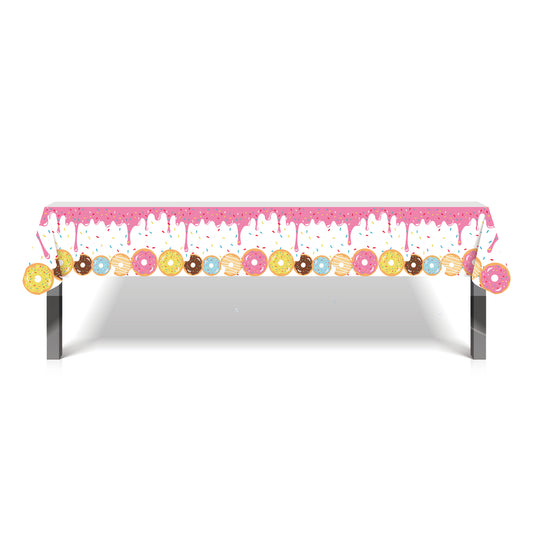Donut Happy Birthday Table Cover