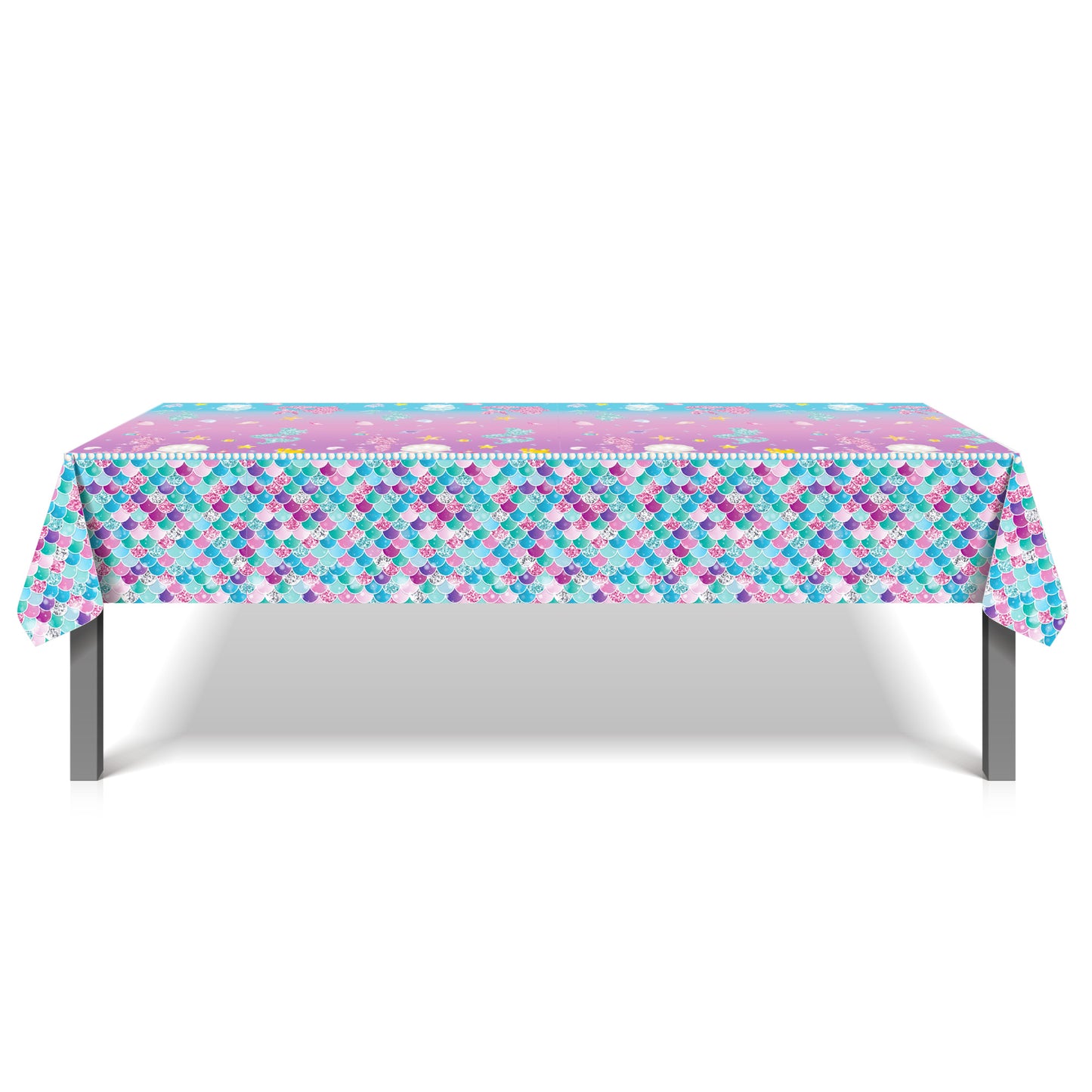 Party Like A Mermaid Table Cover