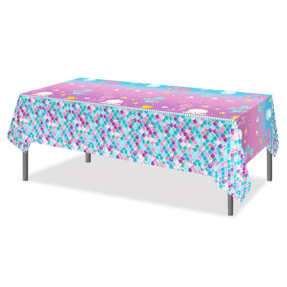 Party Like A Mermaid Table Cover