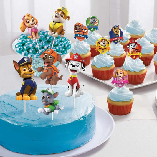 Paw Patrol Cupcake Toppers, 12-pc