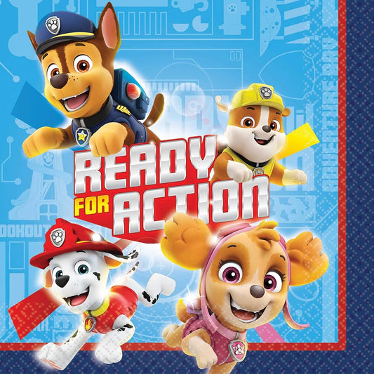 Paw Patrol Adventures Lunch Napkins, 6 UN