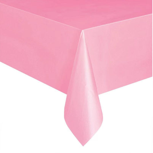 White and Pink 30 Years Pink Table Cover