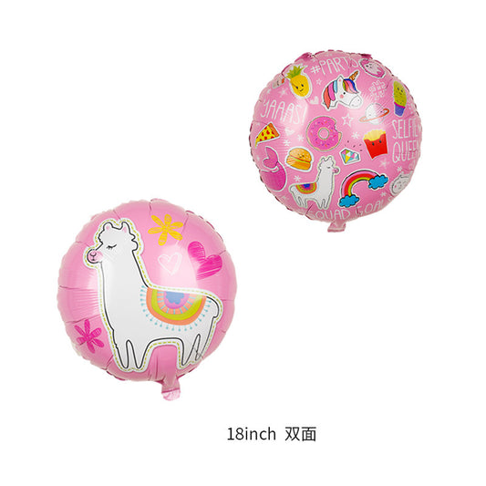 Foil Pink Animals Balloon, 18"