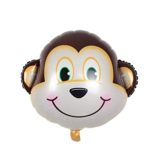Foil Monkey Head Balloon, 35"