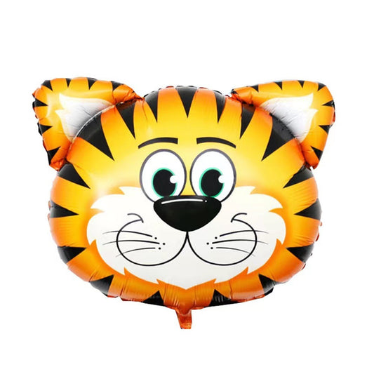 Foil Tiger Head Balloon, 30"