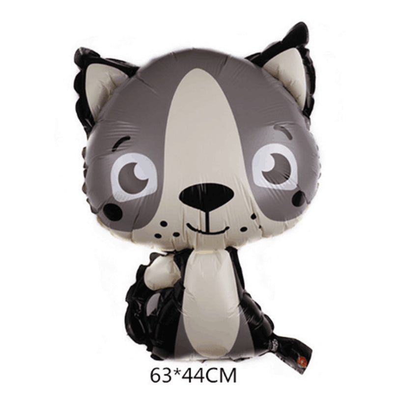 Foil Cute Raccoon Balloon, 25"
