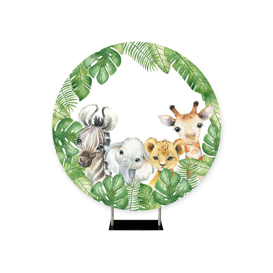 *Rental* Safari Watercolor Round, 6 ½ Circumference