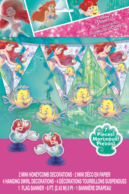 Trousse de décoration Disney La Petite Sirène, 7 pces 