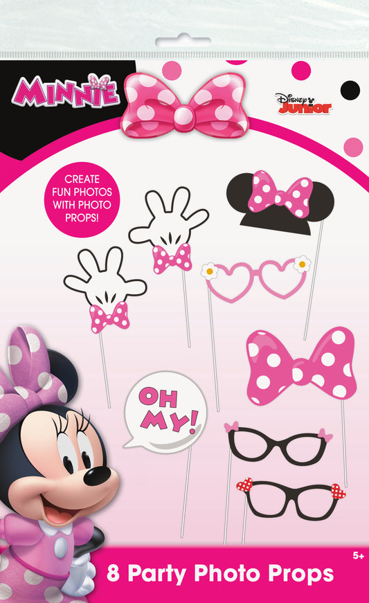 Accessoires pour cabine photo Disney Minnie Mouse, 8 pces