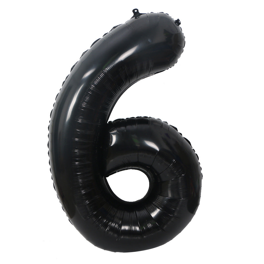 (All Color Options) Foil Number 6 Balloon,  16" / 40"
