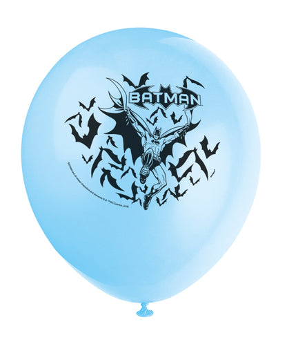 Batman 12" Latex Balloons, 8-pc